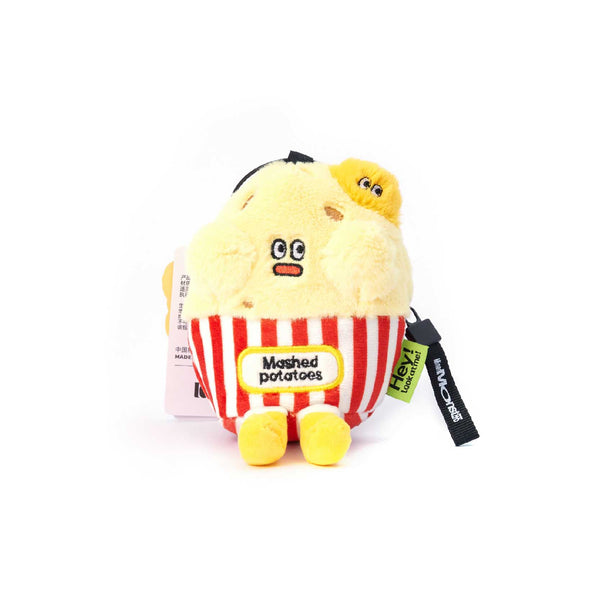 Popcorn and Taro Pie Plush Charm